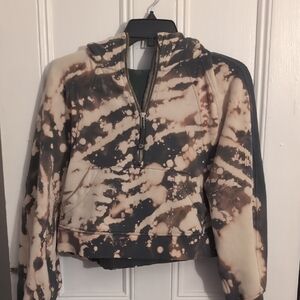 Tie-Dye Zip-Up Hoodie